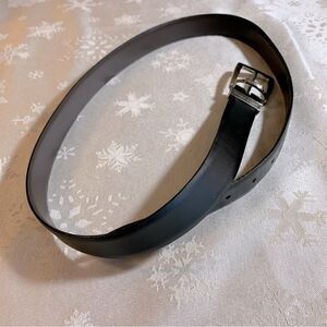 Perry Ellis Belt Reversible Black Brown Leather 34/85 Excellent